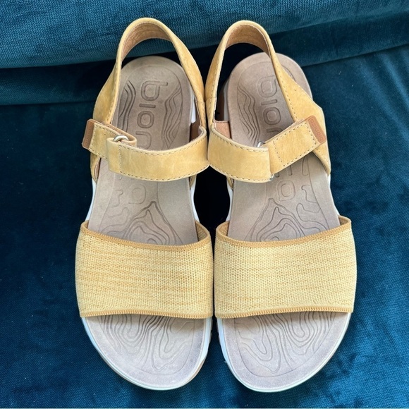 BIONICA NACOLA COMFORT SANDLE IN OCHRE YELLOW SIZE 7.5 - Picture 7 of 12